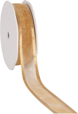 Lint - 25mm - 25m - goud