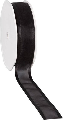 Lint - 25mm - 25m - zwart