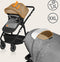 Lionelo Bianka - Kinderwagen 3 in 1 - incl. autostoel - 0-22kg - XXL - Buggy 3in1