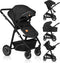 Lionelo Bianka - Kinderwagen 3 in 1 - incl. autostoel - 0-22kg - XXL - Buggy 3in1