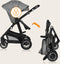 Lionelo Bianka - Kinderwagen 3 in 1 - incl. autostoel - 0-22kg - XXL - Buggy 3in1