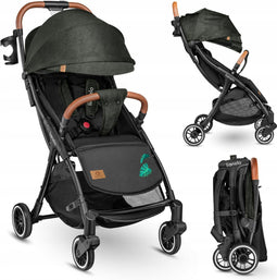 Lionelo Buggy Julie One - Kinderwagen Premium - Automatisch opvouwen - Wandelwagen tot 22 kg - Comfortabele zitje