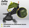 Lionelo Buggy Julie One - Kinderwagen Premium - Automatisch opvouwen - Wandelwagen tot 22 kg - Comfortabele zitje