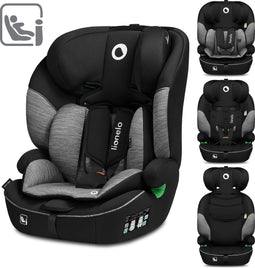 Lionelo Levi - i-Size Autostoeltje - Groep 1-2-3 - 5-punts gordel - 76-150cm 9-36kg - Memory Foam - Versterkte hoofdsteun