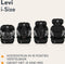 Lionelo Levi - i-Size Autostoeltje - Groep 1-2-3 - 5-punts gordel - 76-150cm 9-36kg - Memory Foam - Versterkte hoofdsteun