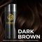 LIONHAIR® Haarpoeder Premium Keratine Haarvezels - Verbergt Haaruitval In Seconden - Volume Poeder Voor Mannen & Vrouwen – 27gr – DONKER BRUIN