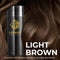 LIONHAIR® Haarpoeder Premium Keratine Haarvezels - Verbergt Haaruitval In Seconden - Volume Poeder Voor Mannen & Vrouwen – 27gr – LICHT BRUIN