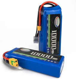 Lipo Batterij - 2 stuks - Krachtige Energiebron voor RC Voertuigen - 10000mAh