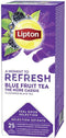 Lipton Feel Good Selection Blue Berries Tea - Zwarte Thee Blauwe Bes & Bramen - 6 x 25 theezakjes - voordeelverpakking