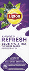 Lipton Feel Good Selection Blue Berries Tea - Zwarte Thee Blauwe Bes & Bramen - 6 x 25 theezakjes - voordeelverpakking