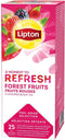 Lipton Feel Good Selection Forest Fruit Tea - Zwarte Thee Bosvruchten - 6 x 25 theezakjes - voordeelverpakking
