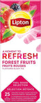 Lipton Feel Good Selection Forest Fruit Tea - Zwarte Thee Bosvruchten - 6 x 25 theezakjes - voordeelverpakking