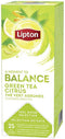 Lipton Feel Good Selection Green Tea Citrus - Groene Thee Citrus - 6 x 25 theezakjes - voordeelverpakking