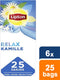 Lipton Feel Good Selection Kamille Thee - 6 x 25 zakjes - Voordeelverpakking
