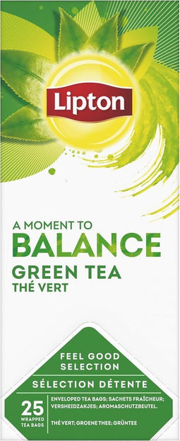 Lipton Feel Good Selection Klassieke groene Thee - 6 x 25 zakjes - Voordeelverpakking