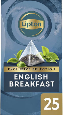 Lipton thee | English Breakfast | Exclusive Selection | doos van 25 zakjes