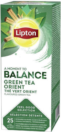 Lipton thee Feel Good Selection | groene thee Orient | doos van 25 zakjes