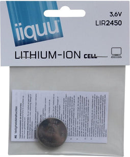LIR2450 Oplaadbare knoopcel Li-ion 3,6v