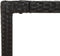 vidaXL - Tuintafel - met - houten - blad - 150x90x75 - cm - poly - rattan - zwart