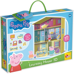 Liscianigiochi Peppa Pig Learning House 3D Bordspel Puzzel