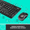 Logitech MK270 - Draadloos Toetsenbord en Muis Combo - QWERTY - Zwart