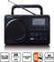 Lenco MPR-035BK - Draagbare PLL FM Radio - 20 voorkeuzezenders - Zwart