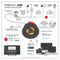 Lithe Audio Pro Series Wi-Fi plafondluidspreker - Zwart (Dubbel)