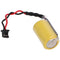 Lithium battery suitable for Toshiba ER3V with black plug, be sure to note the plug, 3.6V 1000mAh