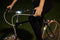 LITTA 2 Fietsverlichting op zonne-energie - Zwart (set)