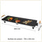 Little Balance 8741 - XL Teppanyaki bakplaat/grillplaat - 1800 Watt - 70 x 23 cm - PFAS vrij - 8 personen