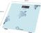 Little Balance Turtles Aqua USB-R BLAUW personenweegschaal