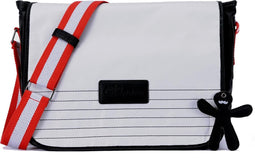 Little Company Black Label Courier Luiertas - Staal Rood