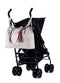 Little Company Black Label Soft Leather Look Bag Luiertas - Steen Grijs