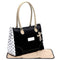 Little Company LCT Twist Shoulder Bag Luiertas - Zwart, Zand, Wit