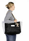 Little Company LCT Twist Shoulder Bag Luiertas - Zwart, Zand, Wit