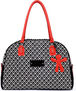 Little Company - Luiertas - PopUp Shoulder Bag Round - Zwart/Rood