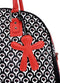 Little Company - Luiertas - PopUp Shoulder Bag Round - Zwart/Rood