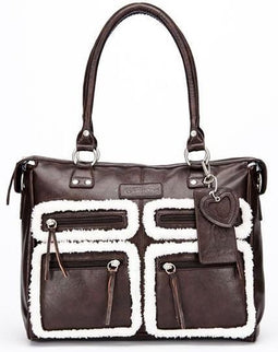 Little Company Totem Shoulder Bag Luiertas - Bruin