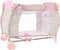 Little Diva Opvouwbare Poppenbedje 41x28x12 cm Roze/Goud