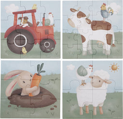 Little Dutch - 4 in 1 puzzel FSC - Little Farm