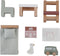Little Dutch - Aanvulset Poppenhuis - Kinderkamer FSC