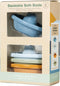 Little Dutch Bad Bootjes Blauw - Badspeeltjes - 4 kleuren - Opstapelen - Vanaf 18 maanden