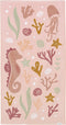 Little Dutch badlaken - strandlaken Ocean Dreams Roze 60x120cm
