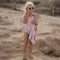 Little Dutch badlaken - strandlaken Ocean Dreams Roze 60x120cm