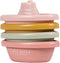 Little Dutch badspeelgoed stapelbare badbootjes Pink