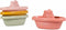 Little Dutch badspeelgoed stapelbare badbootjes Pink