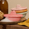 Little Dutch badspeelgoed stapelbare badbootjes Pink