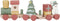Little Dutch Blokkentrein - Kerst
