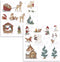 Little Dutch raamstickers kerst - herbruikbaar - statische raamfolie - decoratief - kerst decoratie