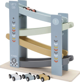 Little Dutch Rollerbaan Autobaan - Blauw FSC